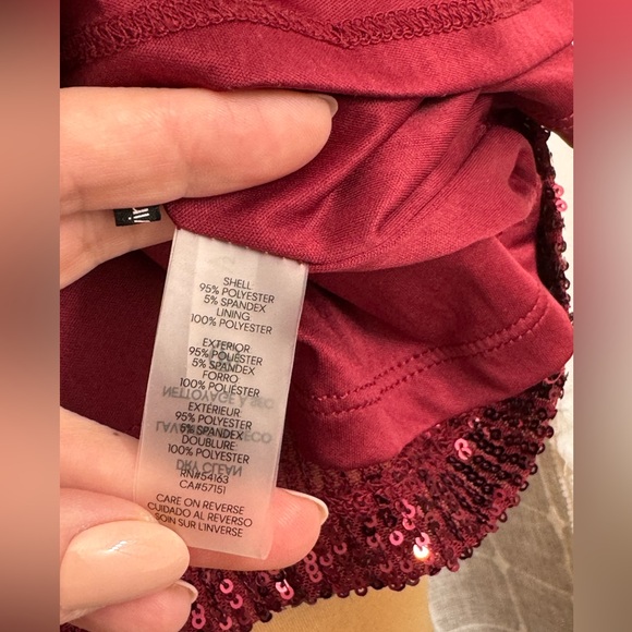 EUC Calvin Klein Plus Size Sequins All over Sparkle Spaghetti Strap Top - Picture 7 of 7